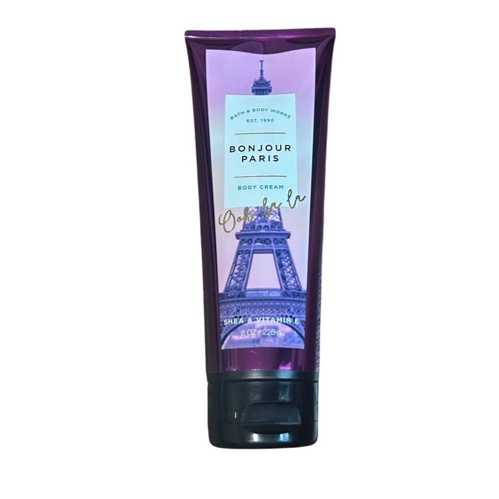 Bath & Body Works Bonjour Paris Body Cream 8oz Shea Vitamin E